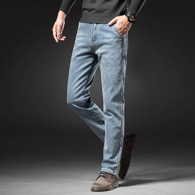 Calça Jeans Masculina com Revestimento Interno - ColdStyle