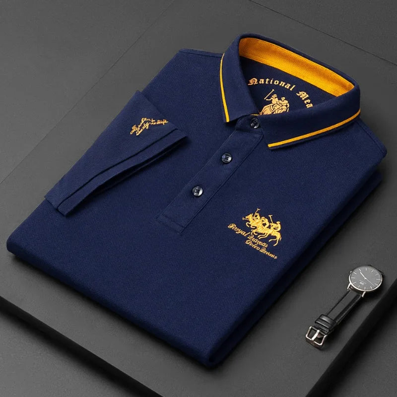 Camisa Polo Manga Curta + Relógio Brinde
