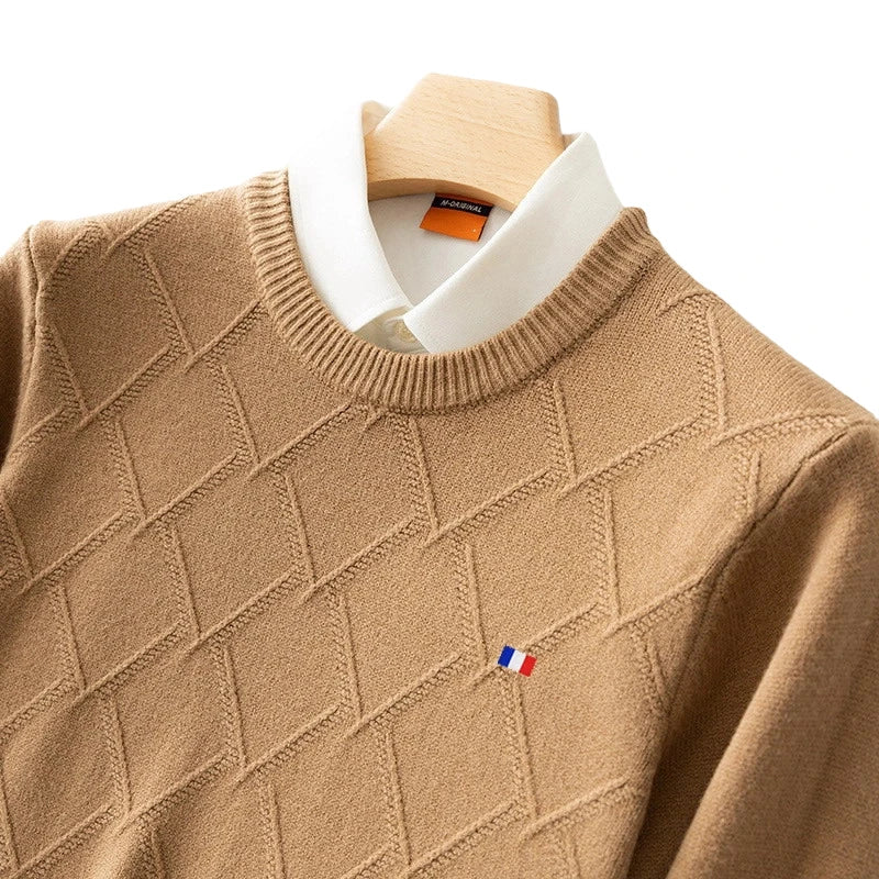 Suéter Masculino Camisa Embutida