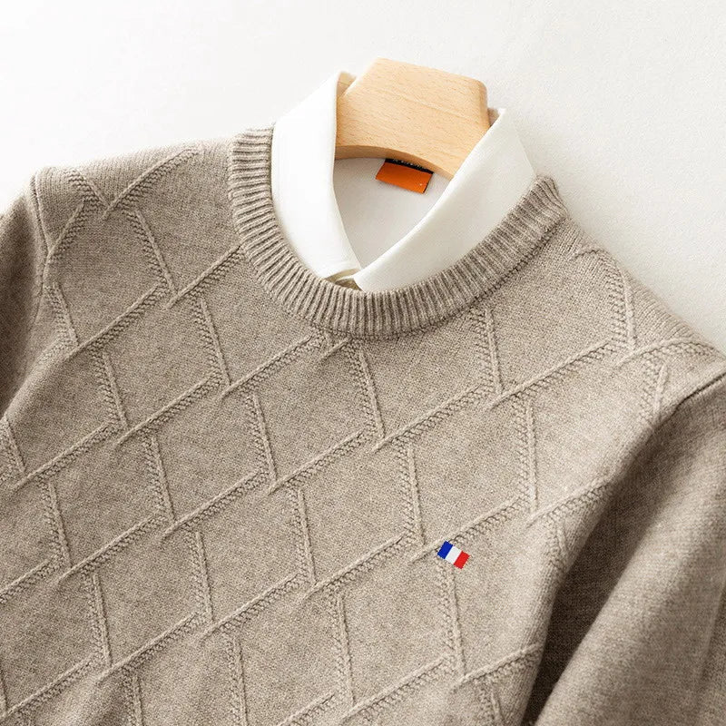 Suéter Masculino Camisa Embutida