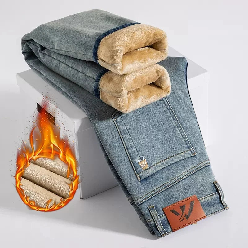 Calça Jeans Masculina com Revestimento Interno - ColdStyle