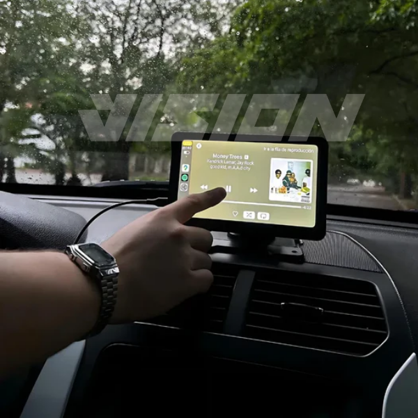 CarPro Vision - Multimídia Inteligente com CarPlay, Android Auto e Bluetooth + Câmera de Ré de Brinde!