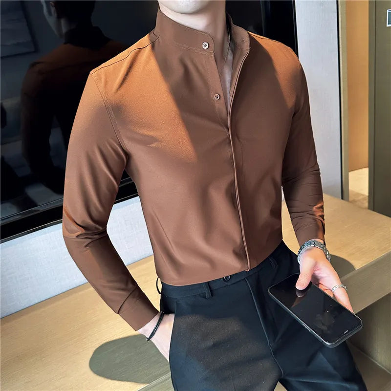 Camisa Social Masculina Slim - Luxury