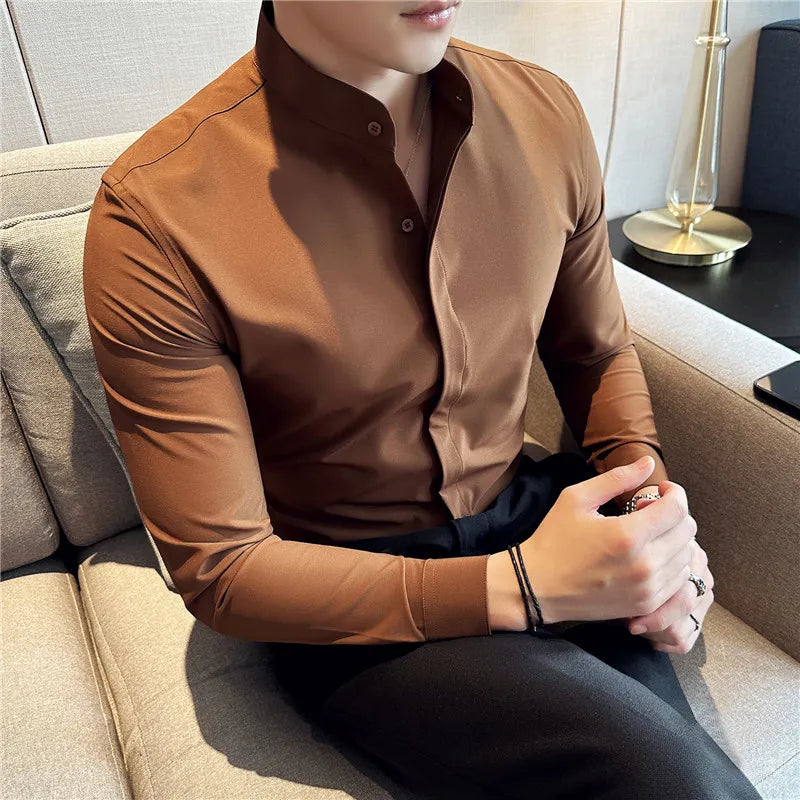 Camisa Social Masculina Slim - Luxury