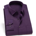 Camisa Social Masculina Elástica Anti-Estiramento