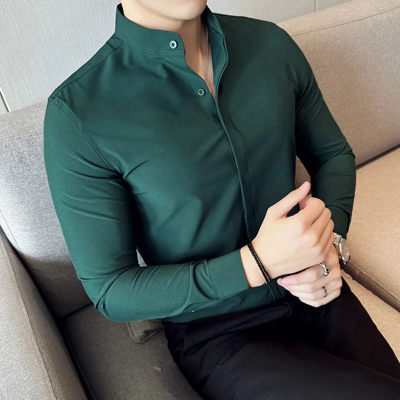 Camisa Social Masculina Slim - Luxury