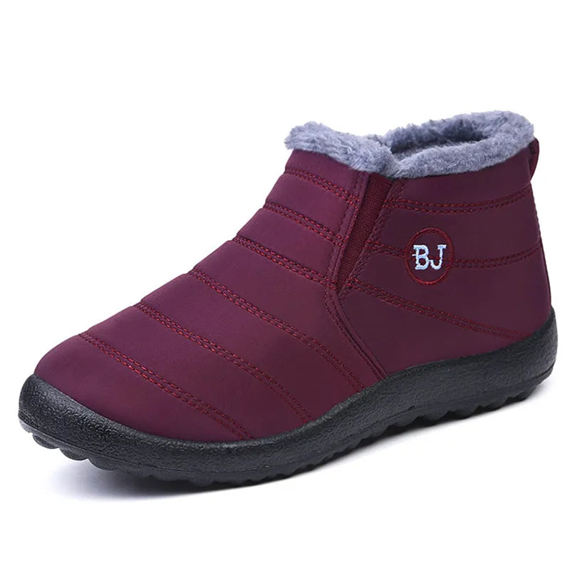 Tênis Feminino Impermeável Peluciado - Snow Boots