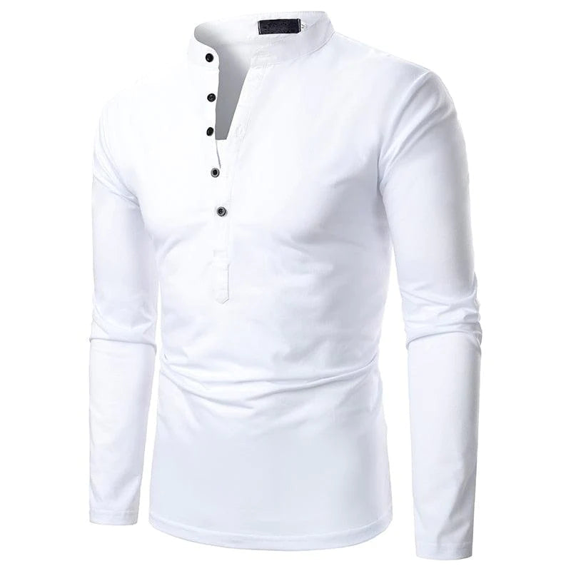 Camisa Social Masculina Slim Titanium