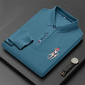 Camisa Polo Masculina Manga Longa + Relógio Brinde