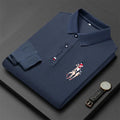 Camisa Polo Masculina Manga Longa + Relógio Brinde