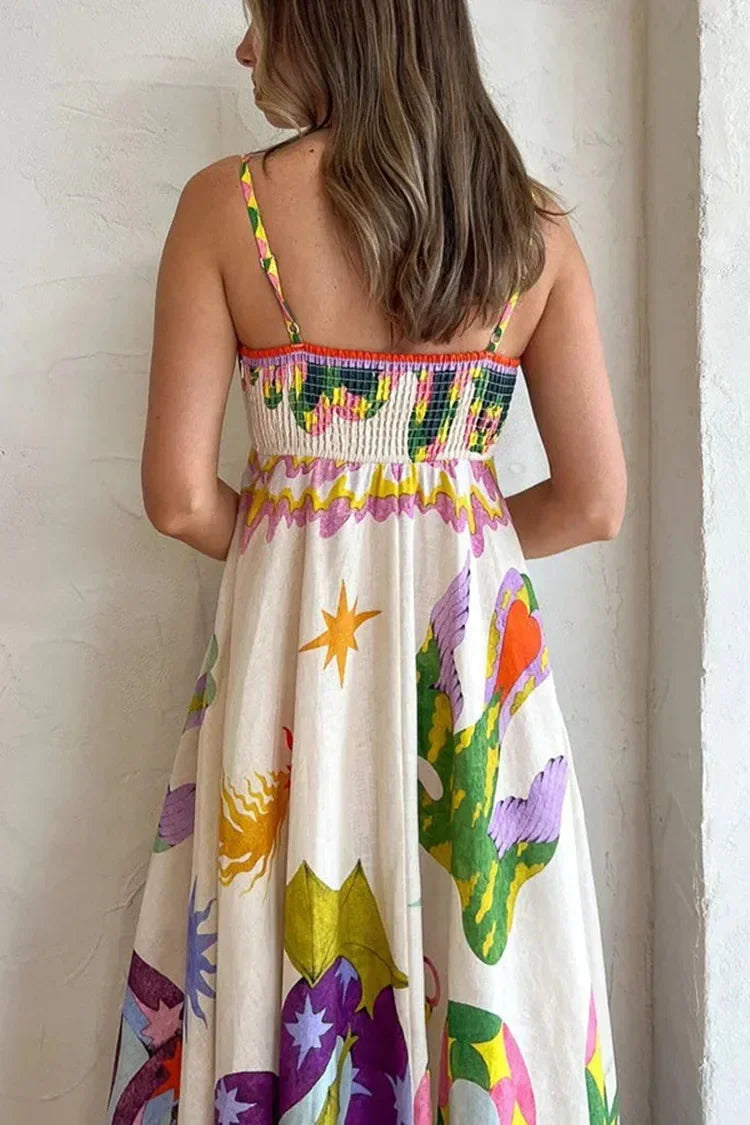 Vestido Longo Estampado - Grace