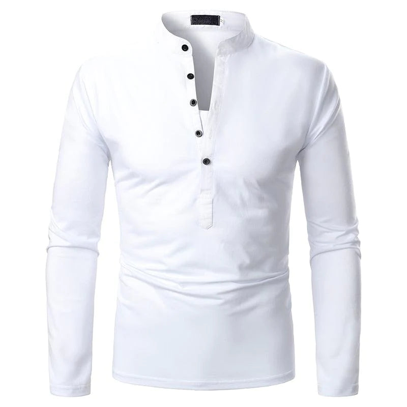 Camisa Social Masculina Slim Titanium