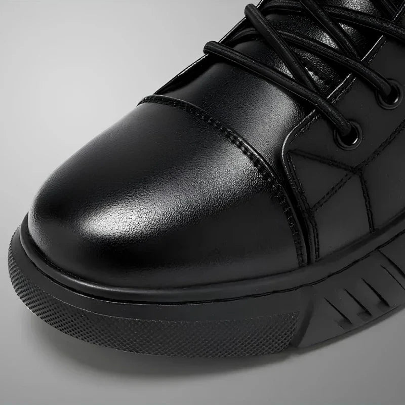 Kit Bota Italiana Vitello Masculina de Couro Legitimo + 3 BRINDES: Cinto, Relógio e Carteira